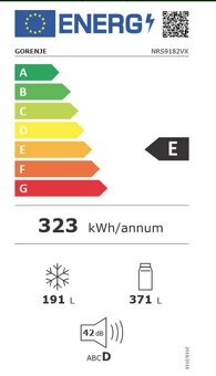 Americká Lednice GORENJE NRS9182VX - 4