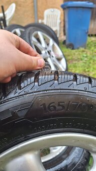 Alu kola 4x100 13" 165/70 zimní pneu - 4