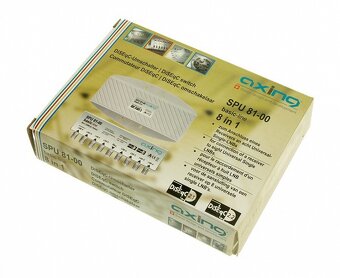 DiSEqC Switch AXING 8/1 SPU 81-00, přepínač pro 8 LNB - 4