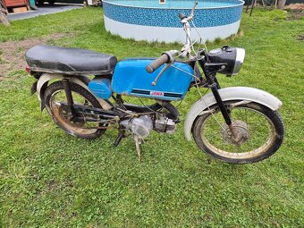 Jawa 23 Mustang bez TP, modrý původní 6. - 4