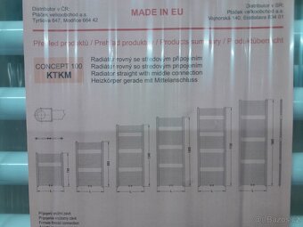 Koupelnový radiátor CONCEPT 100 KTK 1700/600 Bílý - 4