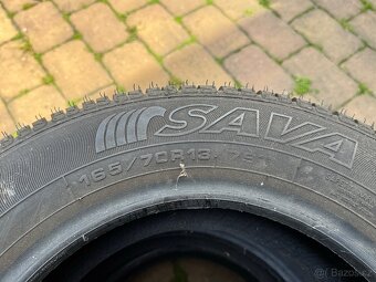 Prodám letní pneumatiky Sava 165/70 R13 - 4