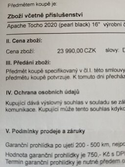 Prodám svoje skládací elektrokolo APACHE - 4