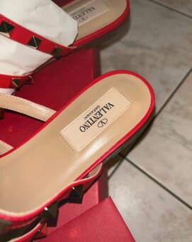 Valentino garavani 36 red červene boty - 4