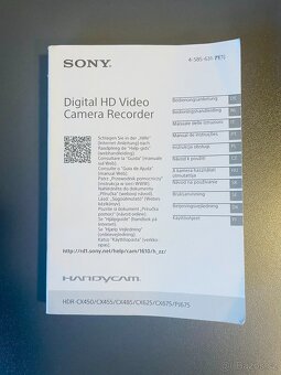 Sony Handycam HDR - CX625 – Kompaktní Videokamera - 4