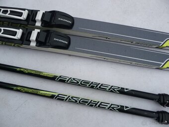 běžky FISCHER RCR Skatecut 162 cm + vazani Salomon SNS +Hol - 4