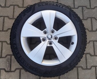 Alu kola originál Škoda Superb III 5x112 R17 Triton - 4