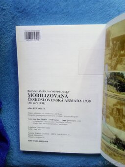 Prodám knihu Mobilizovaná československá armáda 1938 - 4