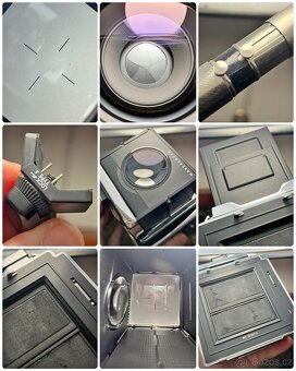 Hasselblad 500 C/M Konvolut – středoformátový set se 3 skly - 4