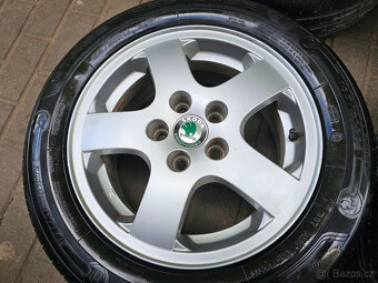 ALU letní kola disky 5x100 Škoda R14 Spirit Fabia Roomster - 4