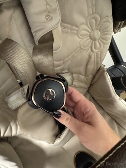 Cybex Mios Beige Flowers Platinum - 4