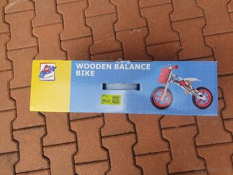 Odrážedlo pro děti - Wooden balance bike - 4