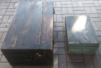 Staré dřevěné bedny , truhly - 4