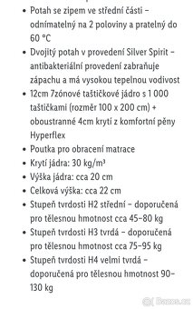 7 zónové taštičkové matrace - 4