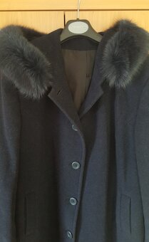 Dámský elegantní kabát, vel. 48 - 4