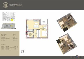 Prodej bytu 1+kk s balkónem, 44,32 m2, Mírová, Rychnov nad K - 4