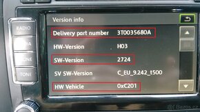 Škoda RNS 510 FIRMWARE 5238 5274 6276, mapy V17 - 4