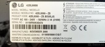 Televize LG 107cm + DVD prehrávač Sencor. - 4