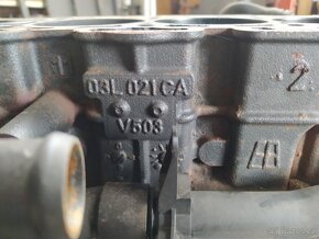Prodám blok motoru 2,0 D 125kw Škoda, VW, Seat, Audi , - 4