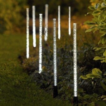 LED solární osvětlení zapichovací 8 ks - 4