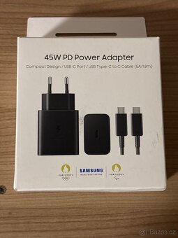 Originální Samsung rychlonabíječka 45w - s 45w kabelem - 4