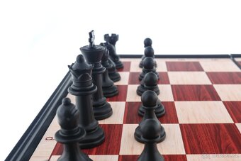 Magnetická plastová šachová sada 39x39 cm – skládací s figur - 4