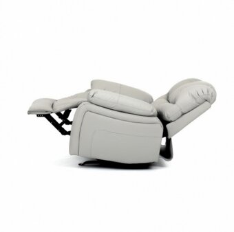 Stylové béžové křeslo TV-4075 z ekokůže - 4