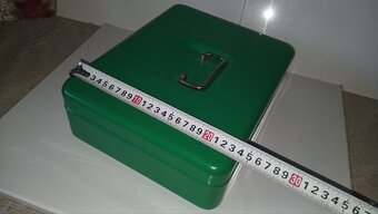 Přenosná pokladna s klíčem - trezorek dle fotek - 4