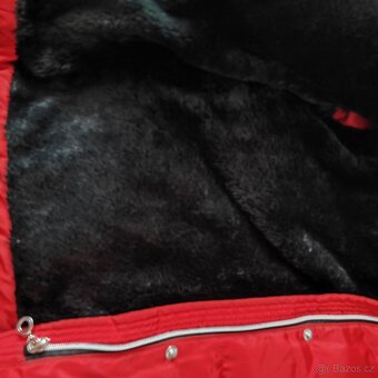 Krásná červená zimní bunda F-F vel. 152 - 4