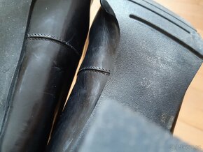 Černé kožené lodičky 37 - 4