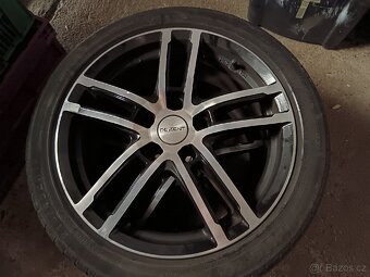 Prodám ALU kola 5x112 R17 + pneu - 4