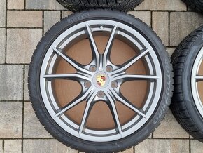 originál alu PORSCHE 911 991.2 = 8,5 a 11x20" 5x130 s pneu - 4