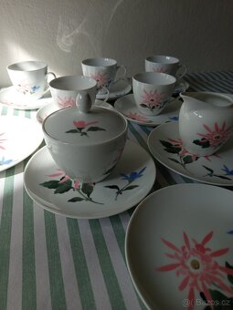 Čínský porcelán, orchidejový set - 4