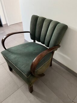 Retro křeslo, vhodné na renovaci - 4