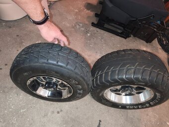 Prodám alu kola na čtyřkolku - 4