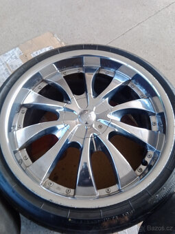 chromová alu kola Indianapolis USA 8,5 a 9,5 x 19 - 4