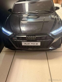 Eletrické autíčko Audi RS6 Černé Záruka 18 Měsicu - 4