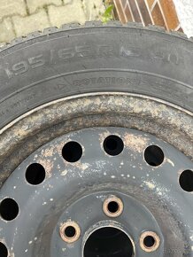 Plechové disky se zimními pneu 195/65 R15 - 4