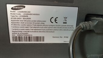 Samsung LE22B450C4W televize - 4