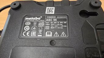 Metabo aku 18V 4Ah+ nabíječka ASC55 - 4