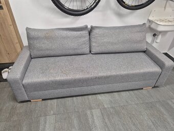 GRÄLVIKEN 3místná rozkládací pohovka, šedá - 4