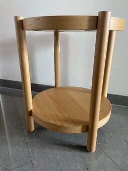 LISTERBY odkládací stolek, dýha dub, 50 cm - 4