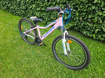 Růžové 24" horské hliníkové kolo KROSS, rám 13" od 120 cm - 4