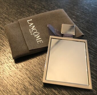 Lancome - stříbrné značkové kabelkové zrcátko - 4
