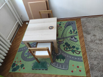 Kompletní Dětský Hrací Koutek - IKEA Koberce, Stůl, Židle, K - 4