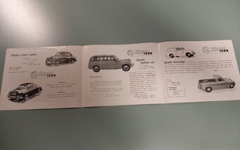 Škoda 1200 - dobový prospekt ve švédštině - 4