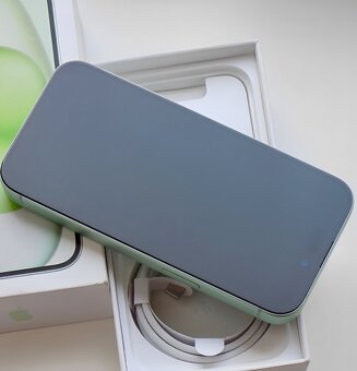 iPhone 15 Green BATERIE 100% TOP - 4