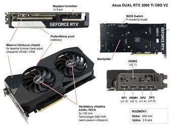 ASUS GeForce RTX™ 3060 Ti DUAL 8GB OC - 4