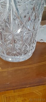 Broušená váza výška 30 cm - 4