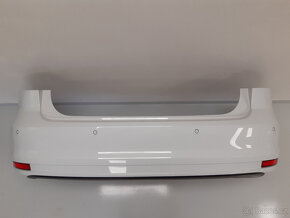 Zadní nárazník 5C6807421 VW Jetta VI, bílý - 4